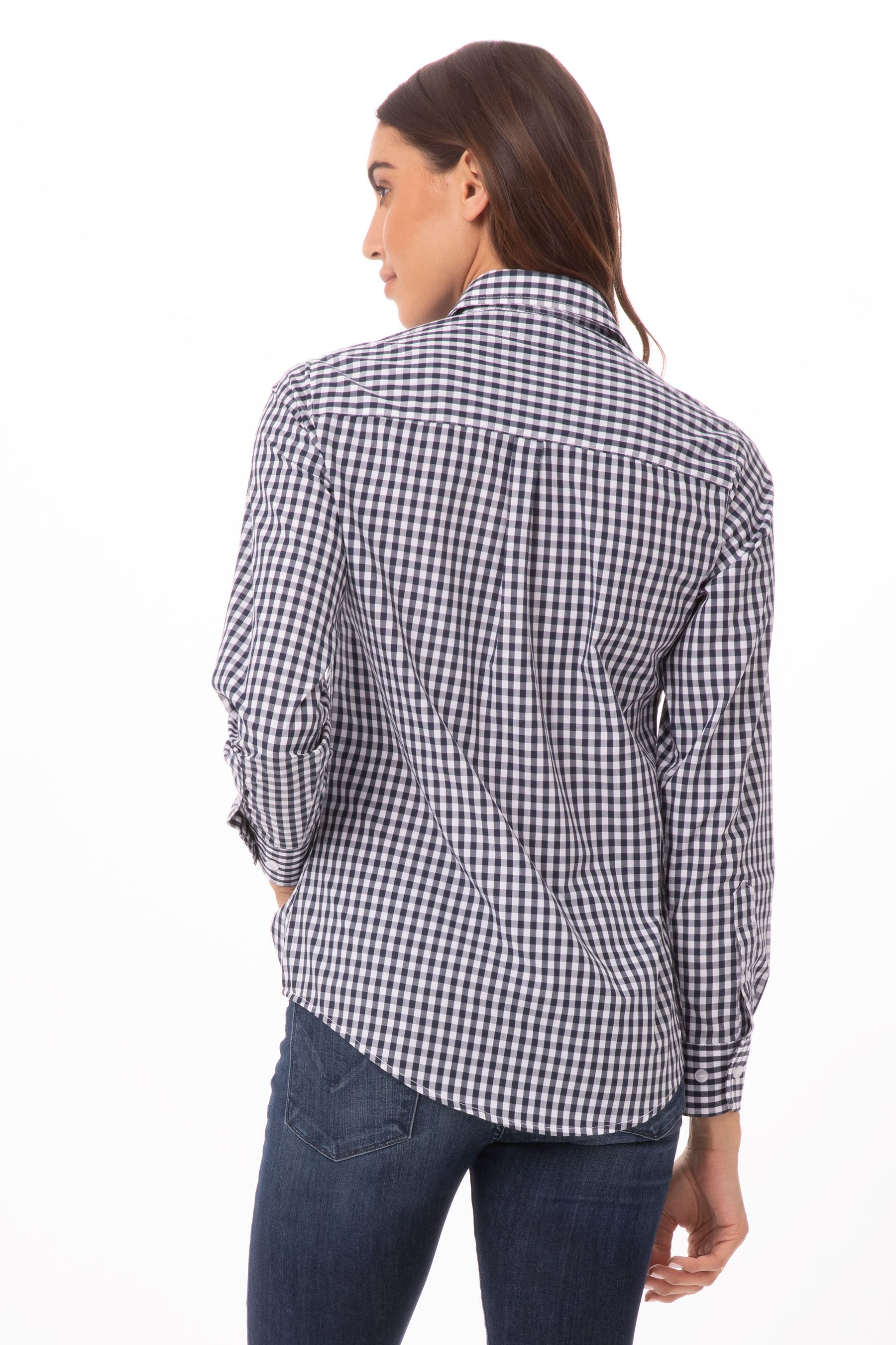 Gingham Female Dress Shirt