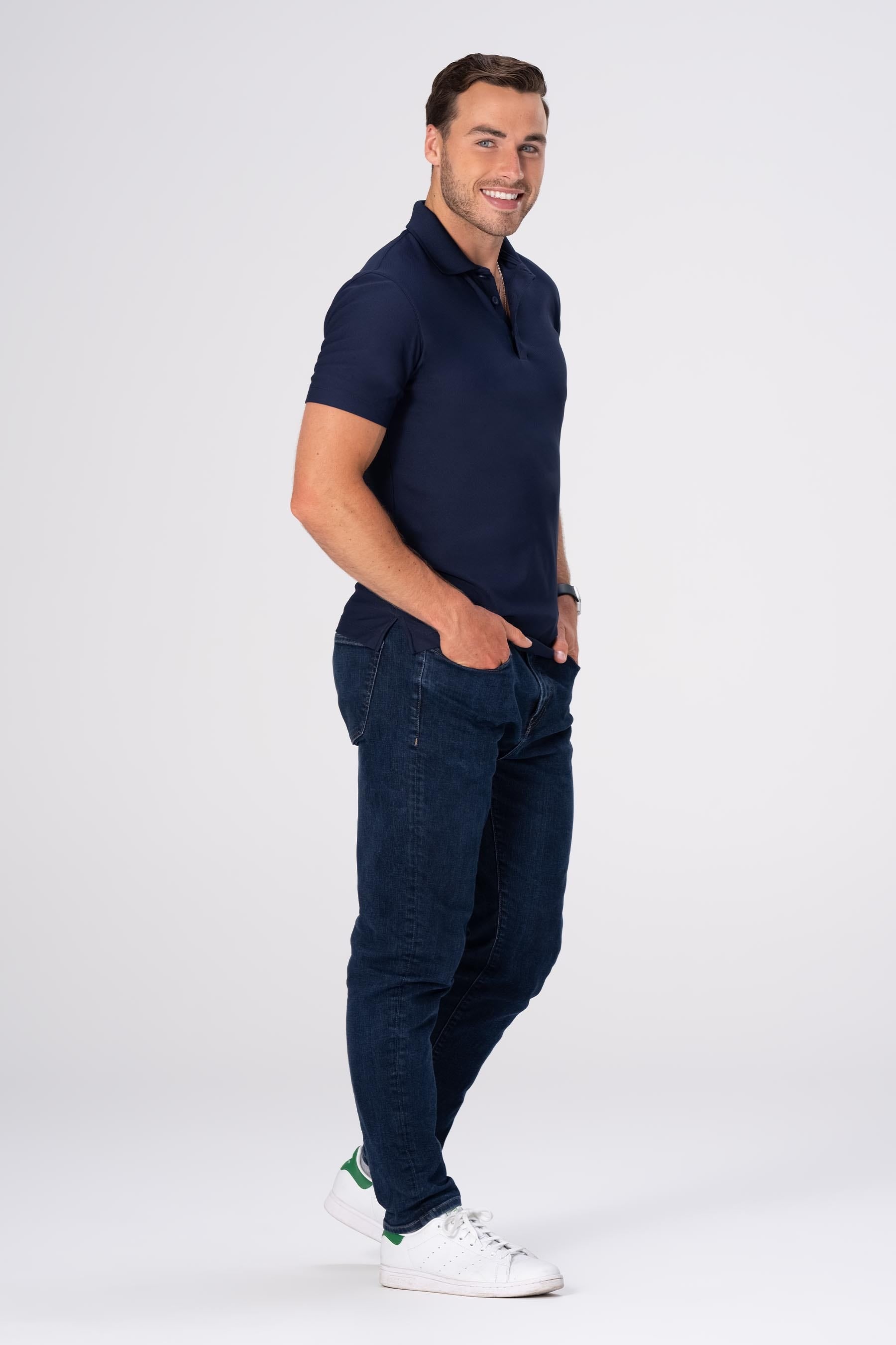 POLO S/S /NAVY /MEDIUM