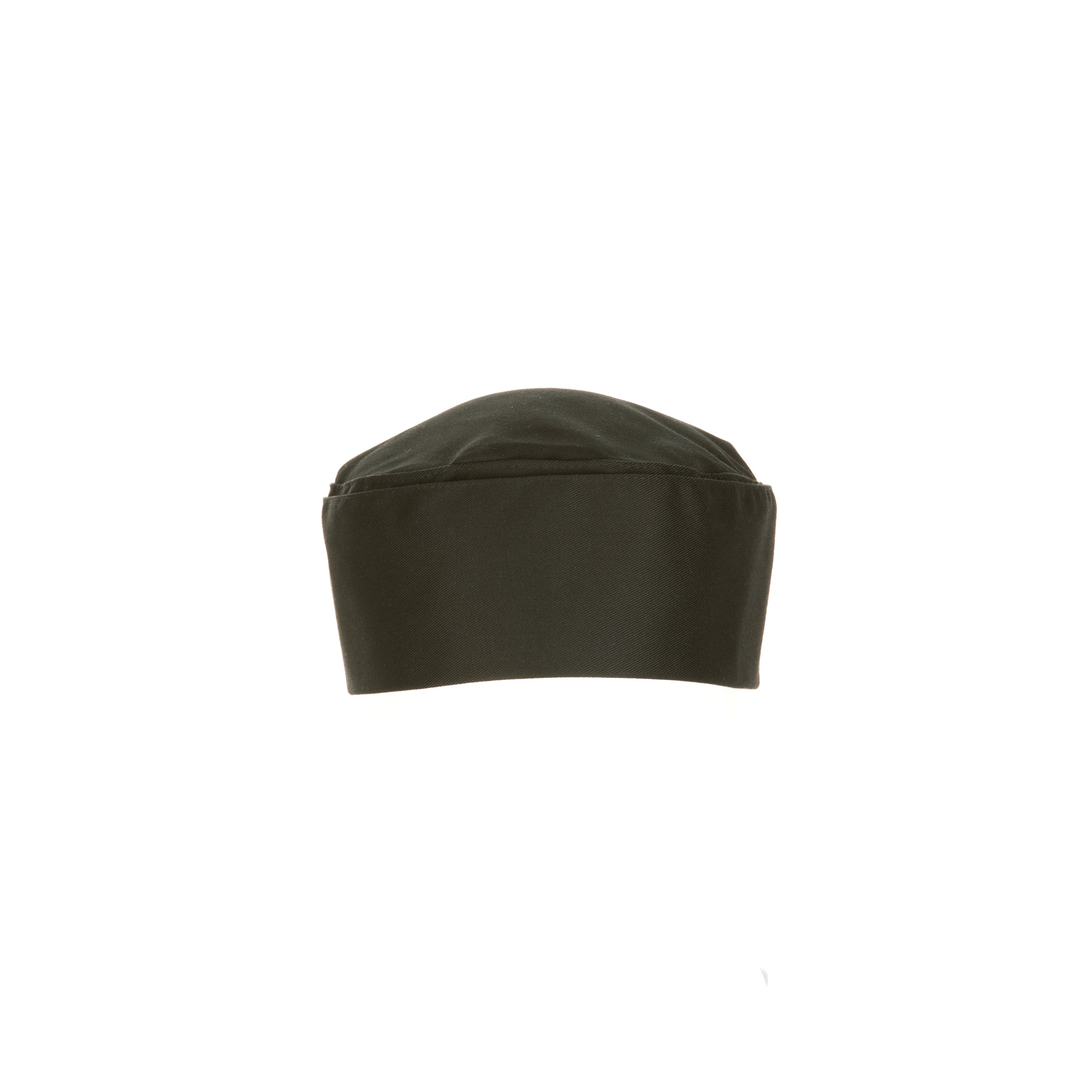 Black Double-Rimmed Chef Beanie