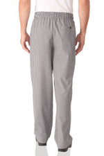 Essential Baggy Checker Zip-fly Chef Pants